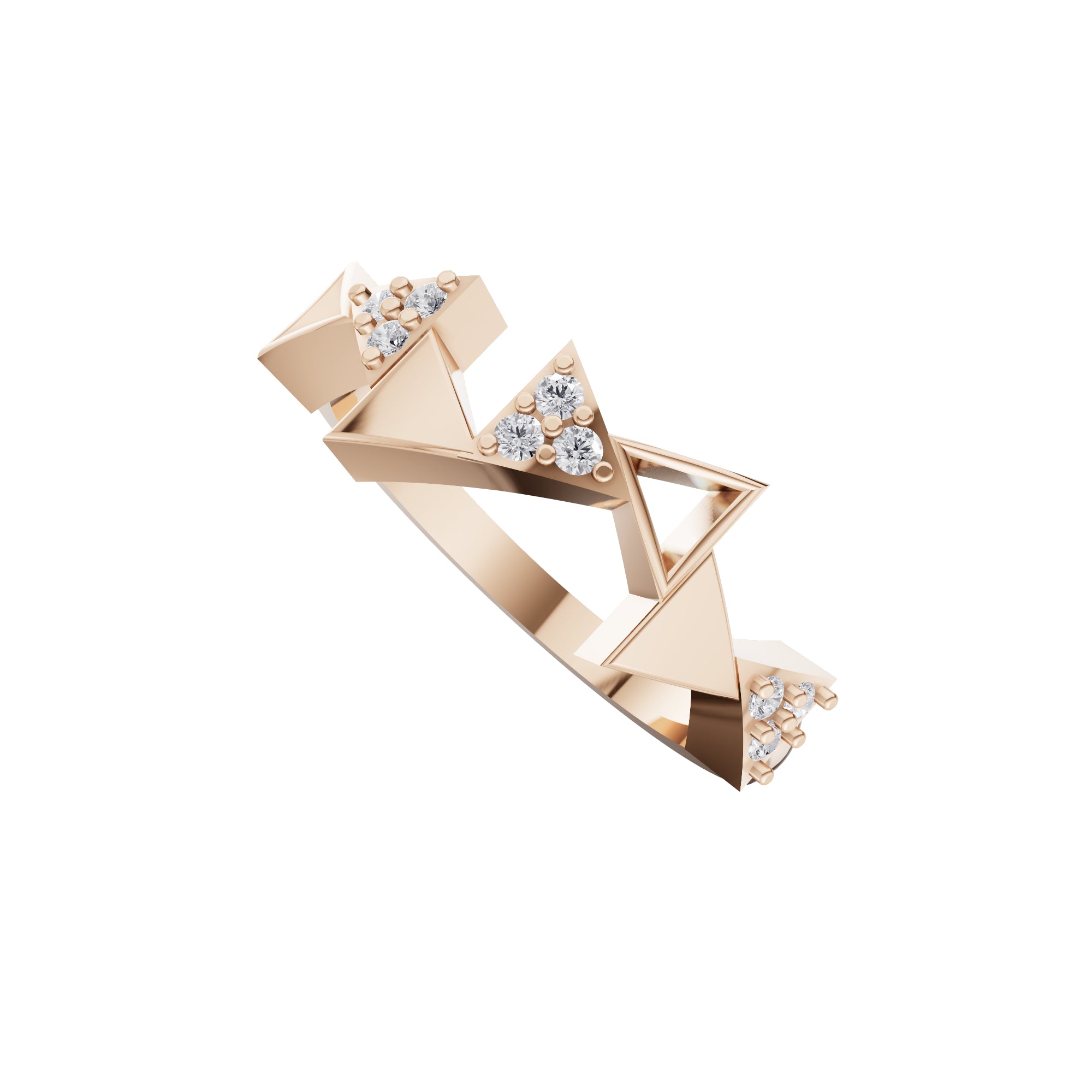 Aarinya Celestial Radiance Halo Ring, The Majestic Step Halo Ring