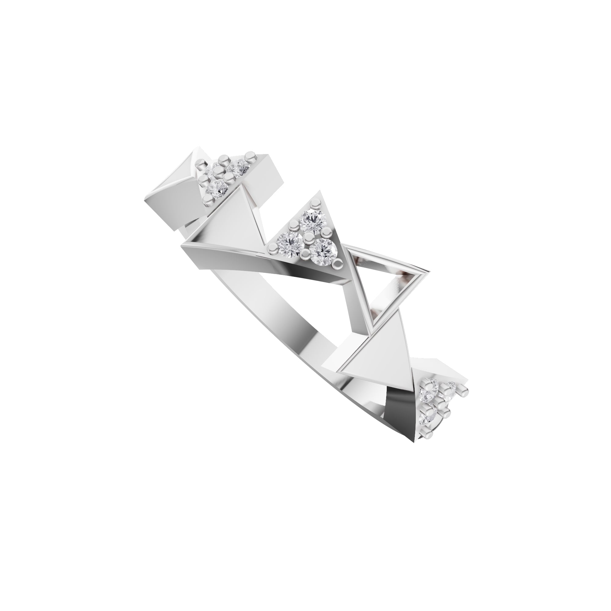 Aarinya Celestial Radiance Halo Ring, The Majestic Step Halo Ring