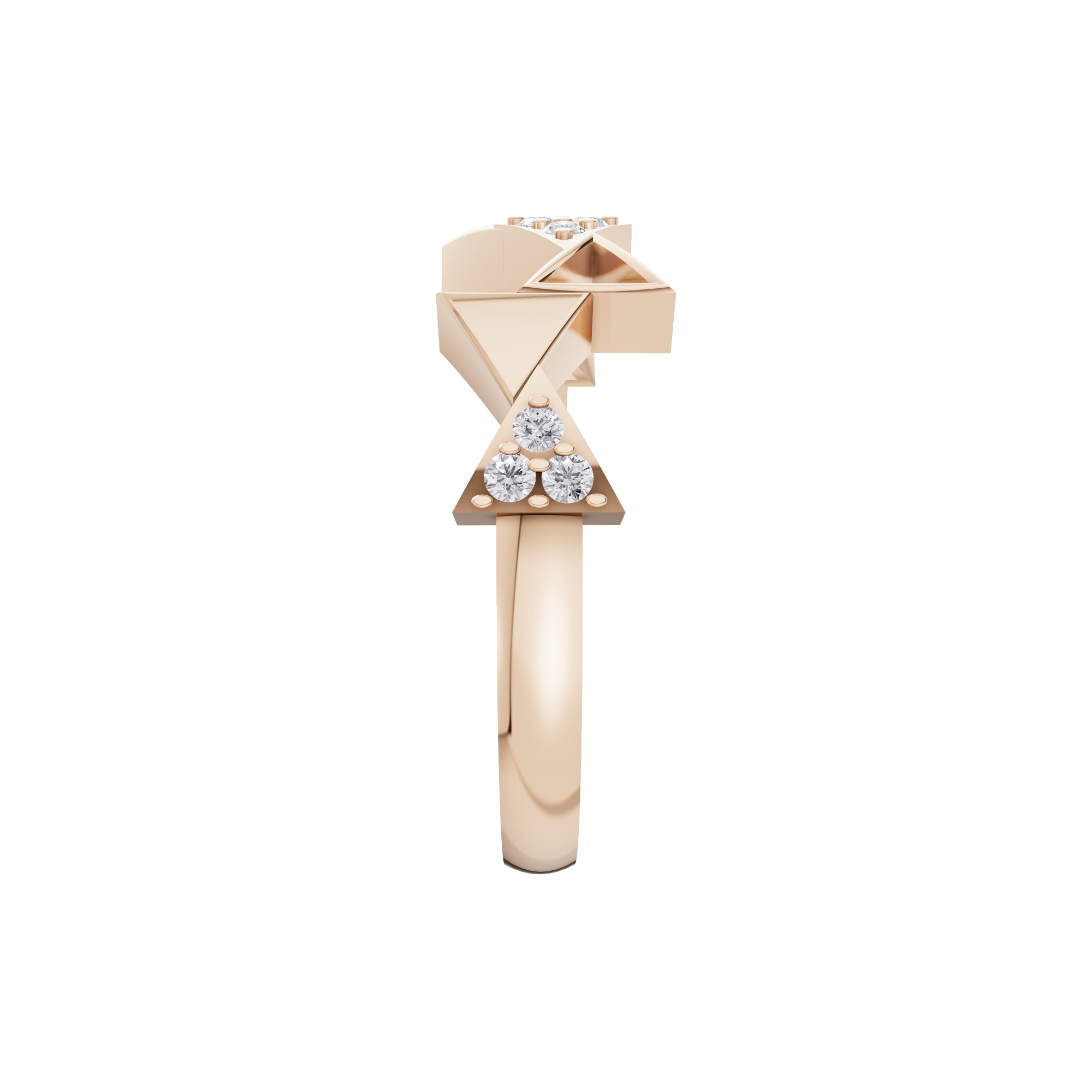 Aarinya Celestial Radiance Halo Ring, The Majestic Step Halo Ring