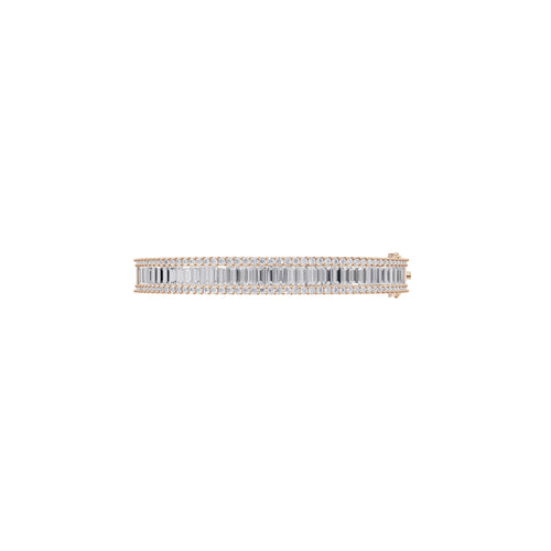 Aarinya Baguette Diamond Kada Bracelet