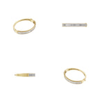 Aarinya Baguette Diamond Kada Bracelet, Linear Luminance Diamond Bracelet
