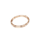 Aarinya Bloom Lattice Lab grown Diamond Oval Cuff Bracelet, Florenza Quatrefoil Diamond Kada Bracelet