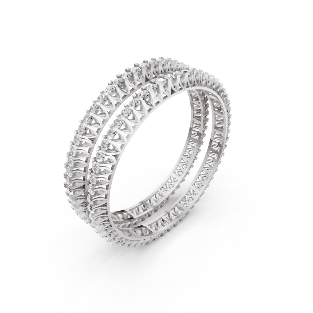 Aarinya Celestia Dual-Band Kada, The Infinity Crown Kada Bracelet