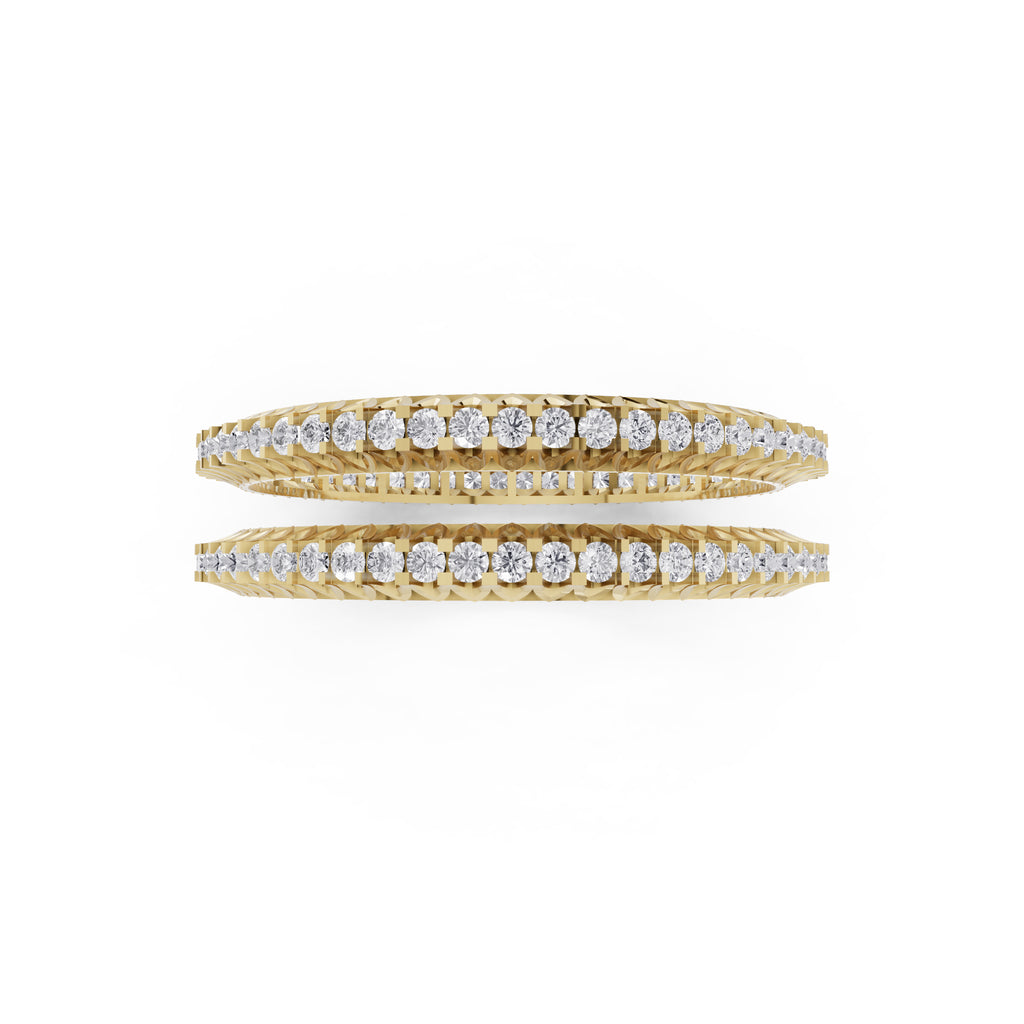 Aarinya Celestia Dual-Band Kada, The Infinity Crown Kada Bracelet