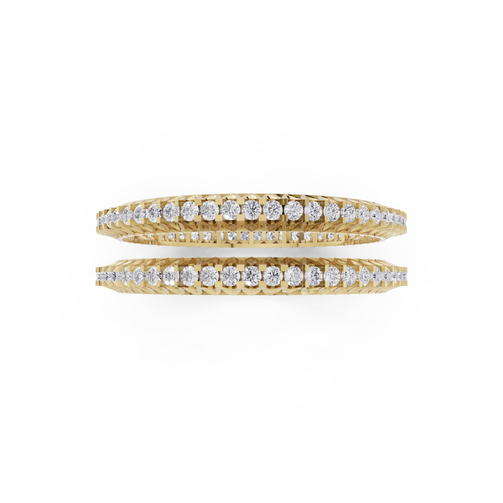 Aarinya Celestia Dual-Band Kada, The Infinity Crown Kada Bracelet
