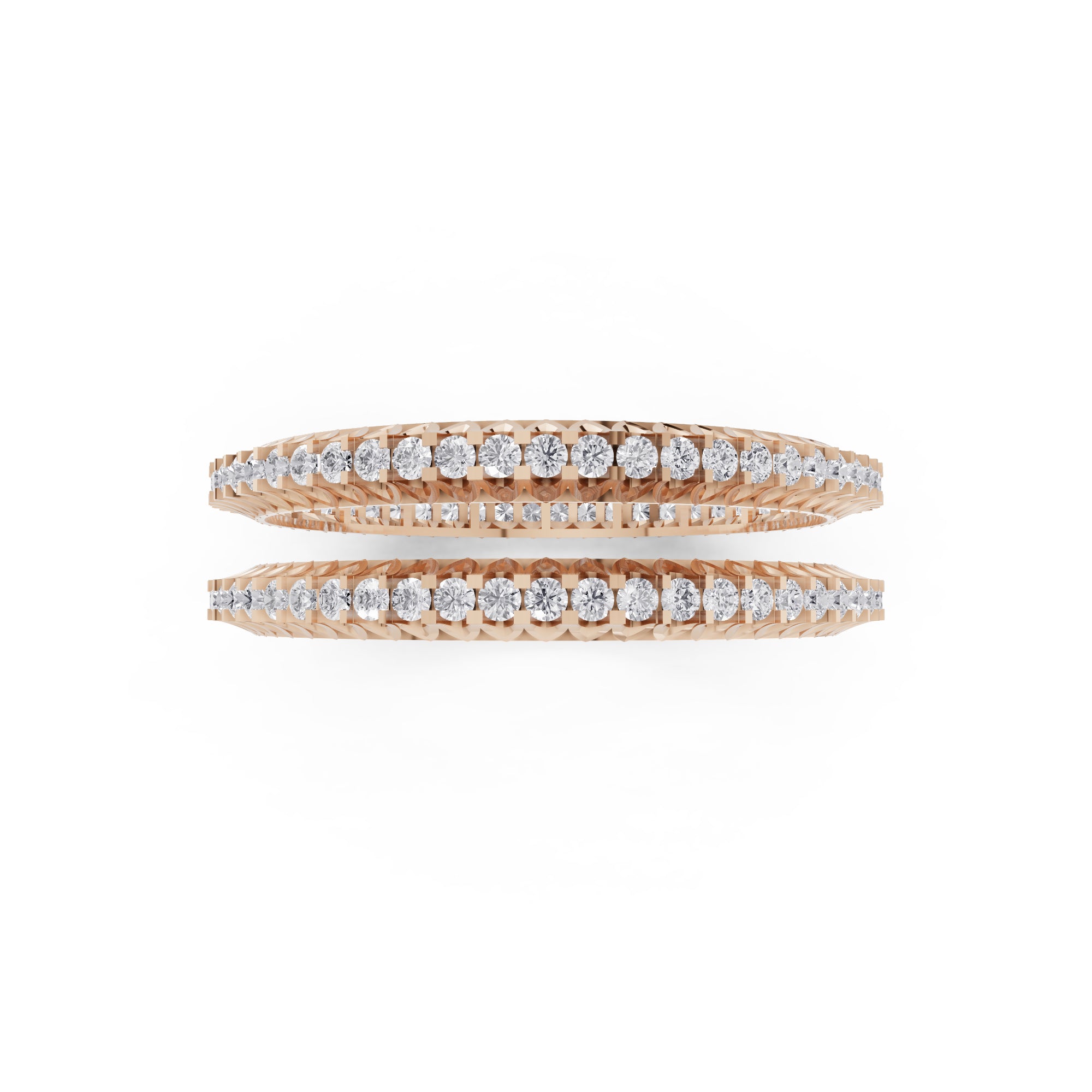 Aarinya Celestia Dual-Band Kada, The Infinity Crown Kada Bracelet