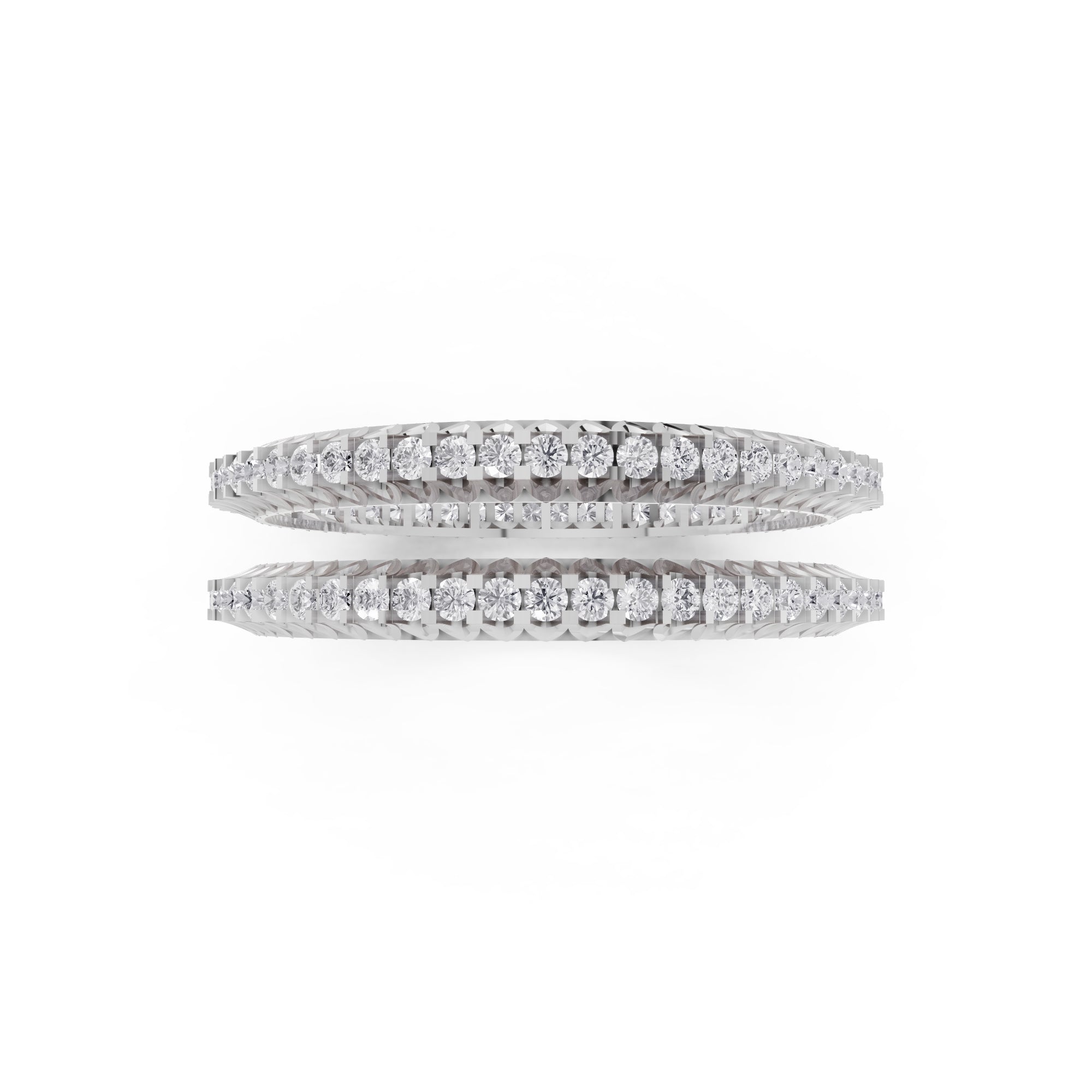 Aarinya Celestia Dual-Band Kada, The Infinity Crown Kada Bracelet