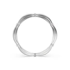 Aarinya Twisted Elegance Diamond Bracelet, Celestial Wave Lab grown Diamond Kada Pair
