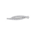 Aarinya Interlocking Dual-Row Diamond Bracelet, The Crossover Luminance Diamond Kada Bracelet