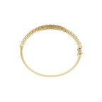 Aarinya Interlocking Dual-Row Diamond Bracelet, The Crossover Luminance Diamond Kada Bracelet