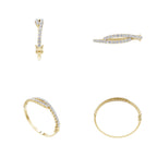 Aarinya Interlocking Dual-Row Diamond Bracelet, The Crossover Luminance Diamond Kada Bracelet