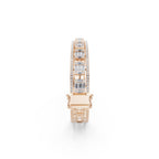 Aarinya Prism Art Deco Baguette Kada Bracelet, Geometric Grandeur Diamond Bracelet