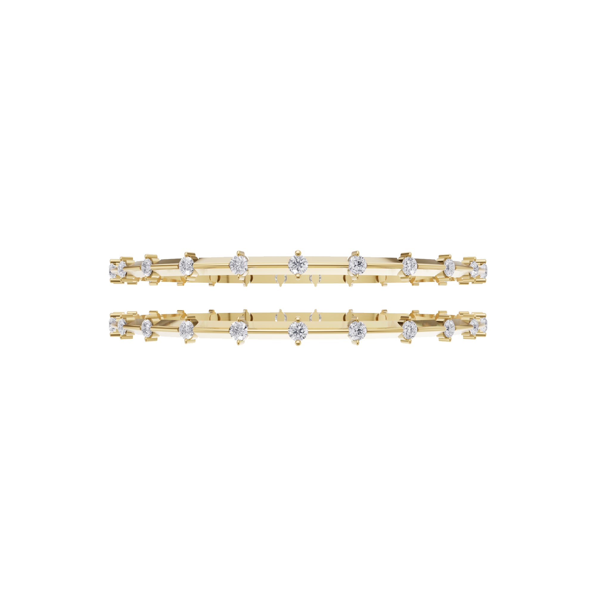Aarinya Starlight Alternating Diamond Kada Bracelet, The Celestial Constellation Kada