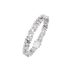 Aarinya Geometric Zigzag Diamond Link Bracelet