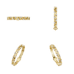 Aarinya Geometric Zigzag Diamond Link Bracelet