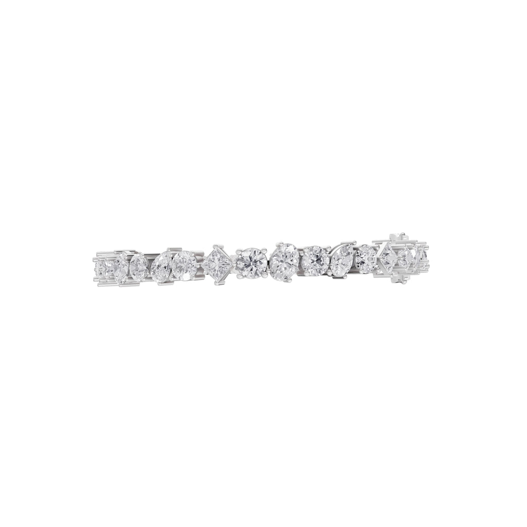 Aarinya Multi-Shape Fancy-Cut Diamond Loose Bracelet