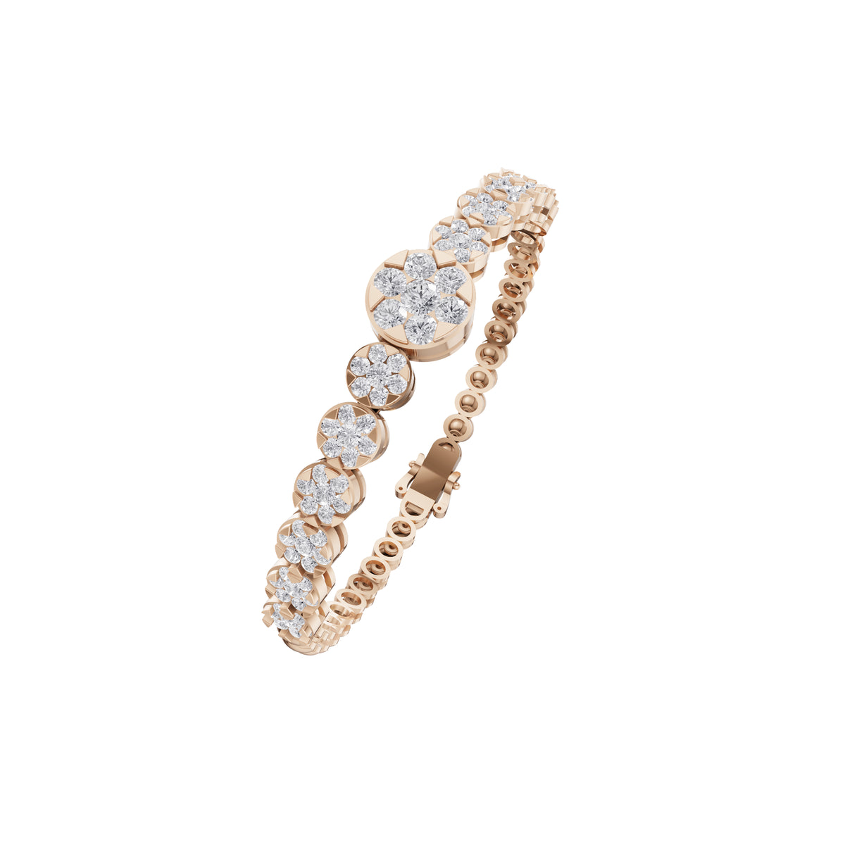 Aarinya Blossom Cluster Loose Bracelet