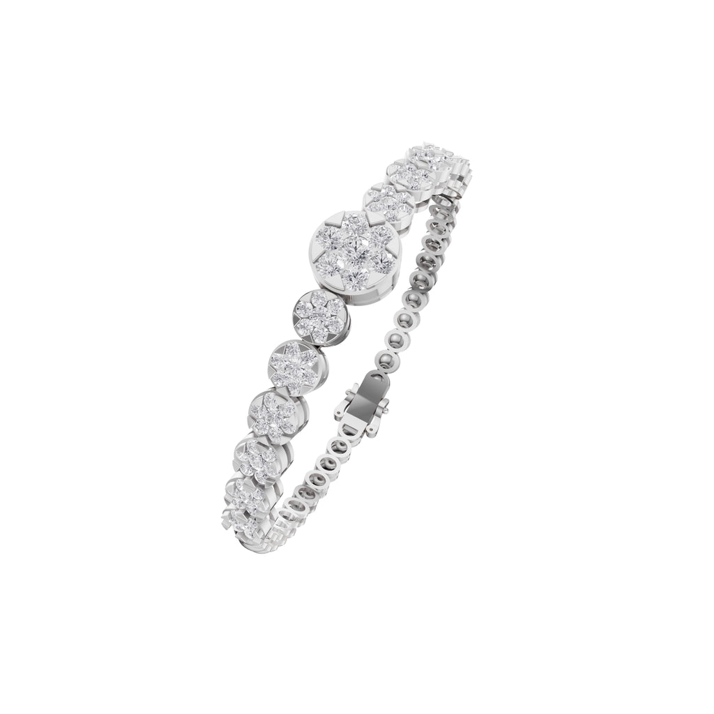 Aarinya Blossom Cluster Loose Bracelet
