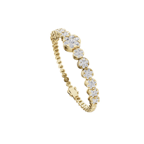 Aarinya Blossom Cluster Loose Bracelet