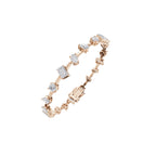 Aarinya Fancy-Cut Lab Grown Diamond Bracelet, Mixed-Cut Diamond Tennis Bracelet