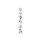 Aarinya Fancy-Cut Lab Grown Diamond Bracelet, Mixed-Cut Diamond Tennis Bracelet