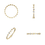 Aarinya Fancy-Cut Lab Grown Diamond Bracelet, Mixed-Cut Diamond Tennis Bracelet