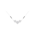 Aarinya Rhombus & Double-Halo Mangalsutra