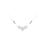 Aarinya Rhombus & Double-Halo Mangalsutra