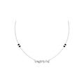 Aarinya Multi-Cut Diamond Arc Pendant