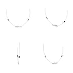 Aarinya Multi-Cut Diamond Arc Pendant