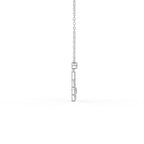 Aarinya Infinity Lab-Grown Diamond Droplet Pendant, The Vantage Silhouette Interlocking Ribbon Pendant
