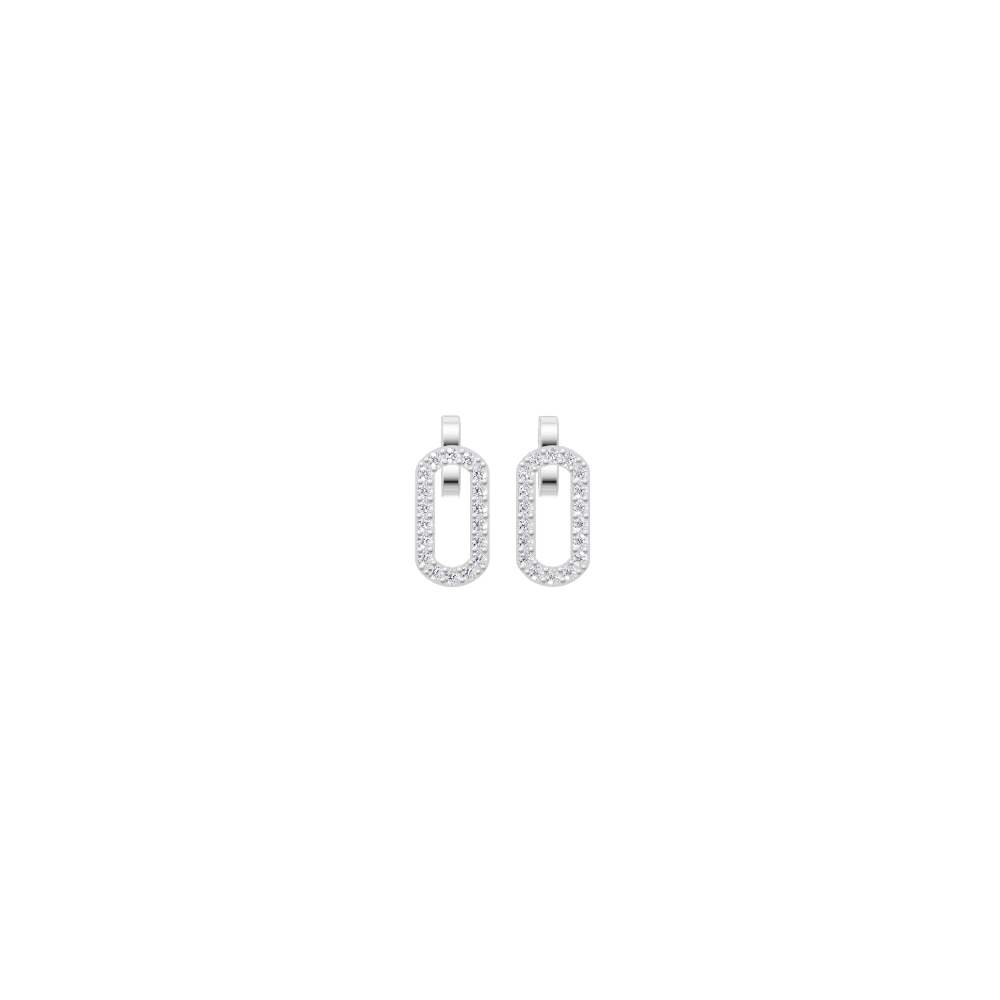 Aarinya Geometric Diamond Link Pendant