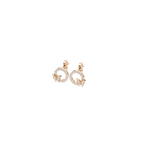 Aarinya Enchanted Butterfly Circle Diamond Pendant Set