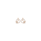 Aarinya Enchanted Butterfly Circle Diamond Pendant Set