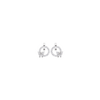Aarinya Enchanted Butterfly Circle Diamond Pendant Set