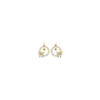 Aarinya Enchanted Butterfly Circle Diamond Pendant Set