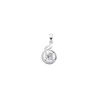 Aarinya Celestial Swirl Solitaire Pendant Set