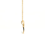 Aarinya Ribbon Cross Lab-Grown Diamond Pendant, The Centurion Minimalist Cross Pendant