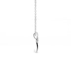 Aarinya Ribbon Cross Lab-Grown Diamond Pendant, The Centurion Minimalist Cross Pendant