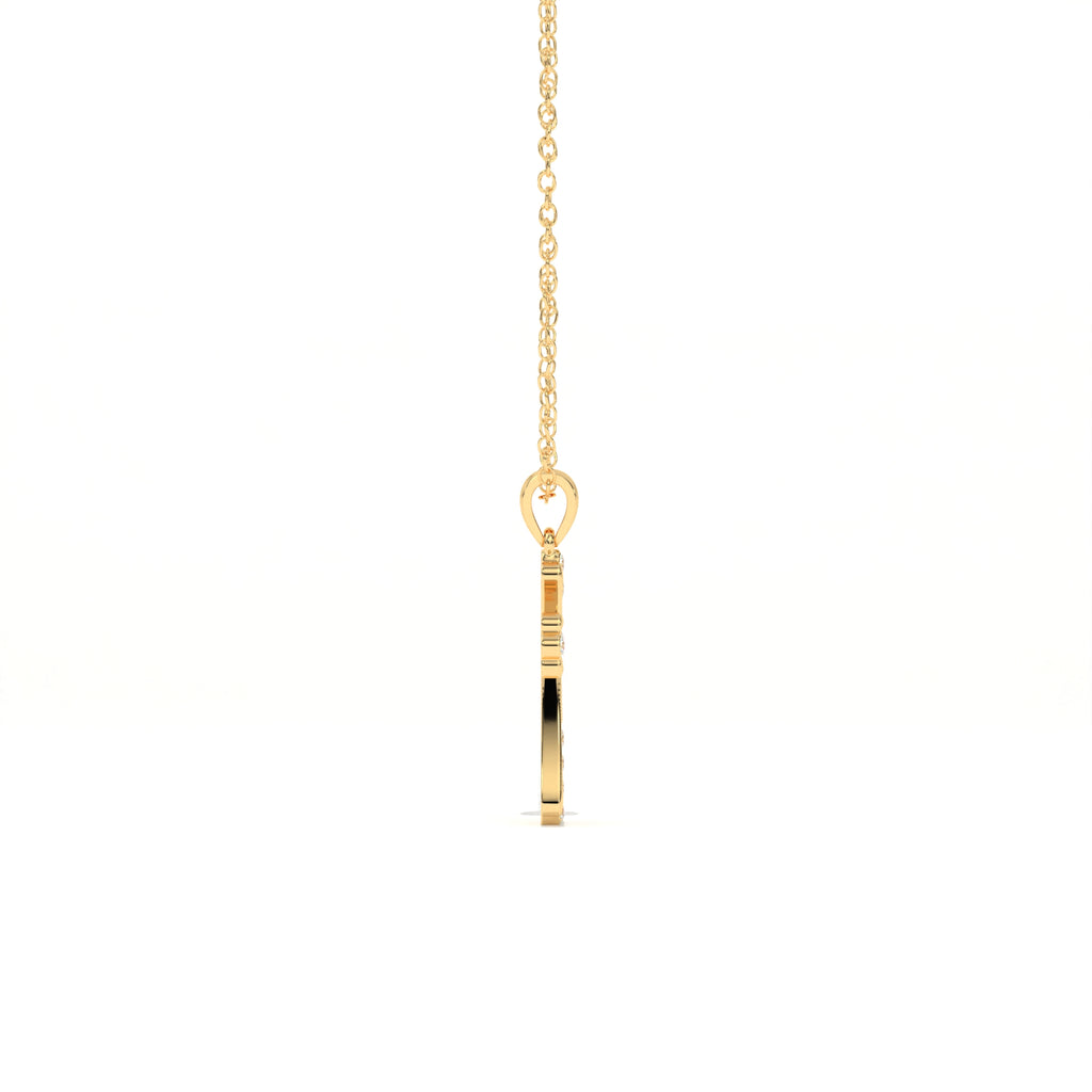 Aarinya Vantage Silhouette Sculpted Devotion Cross Charm, The Centurion Minimalist Tapered Ribbon Cross Medallion