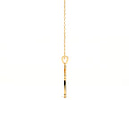 Aarinya Vantage Silhouette Sculpted Devotion Cross Charm, The Centurion Minimalist Tapered Ribbon Cross Medallion
