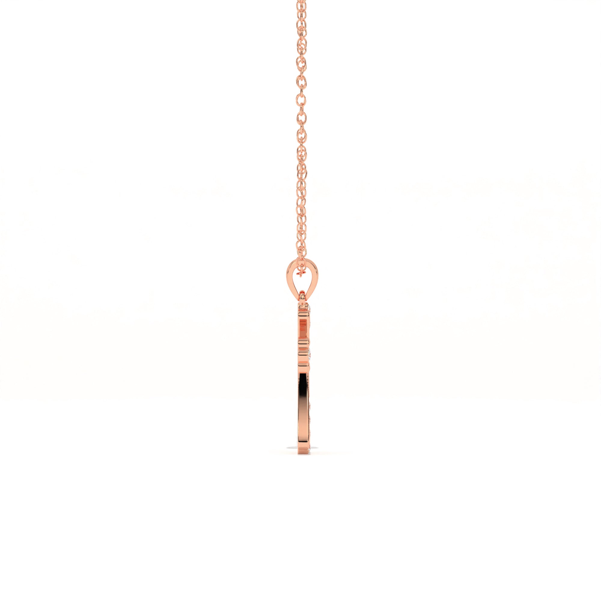 Aarinya Vantage Silhouette Sculpted Devotion Cross Charm, The Centurion Minimalist Tapered Ribbon Cross Medallion