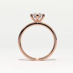 Aarinya Classic Six-Prong Solitaire Ring