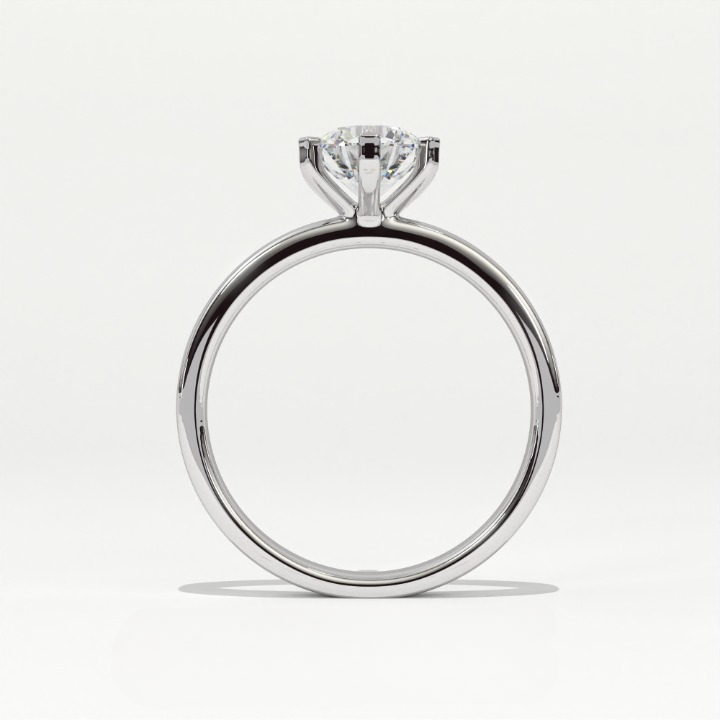 Aarinya Classic Six-Prong Solitaire Ring