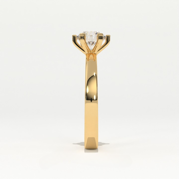 Aarinya Classic Six-Prong Solitaire Ring