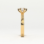Aarinya Classic Six-Prong Solitaire Ring
