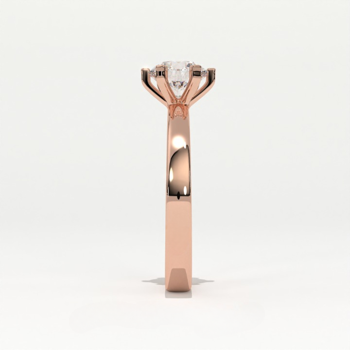 Aarinya Classic Six-Prong Solitaire Ring