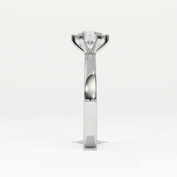 Aarinya Classic Six-Prong Solitaire Ring