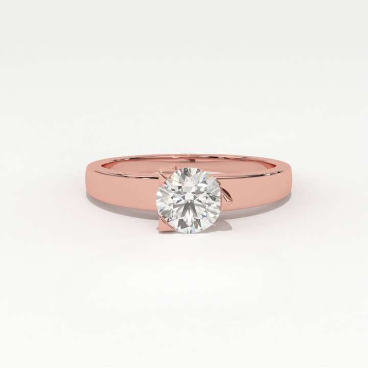 Aarinya Intertwined Lab-Diamond Solitaire Ring, The Vortex Lab-Grown Solitaire Ring