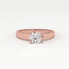 Aarinya Intertwined Lab-Diamond Solitaire Ring, The Vortex Lab-Grown Solitaire Ring